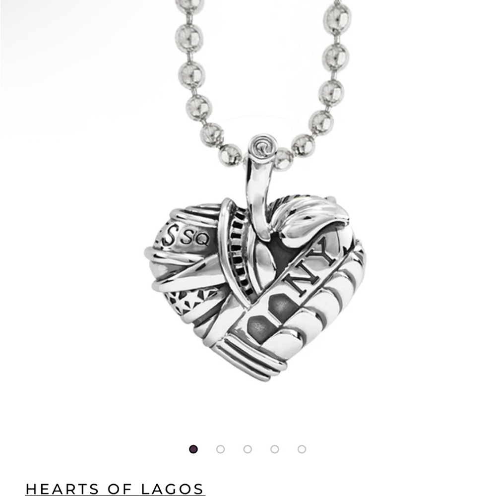 LAGOS Heart of New York Pendant Necklace